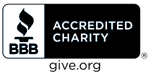 BBB temporary accredited charity emblem